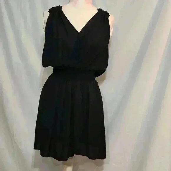Joie Silk Sheer Elastic Waist Dress - Picture 1 of 12